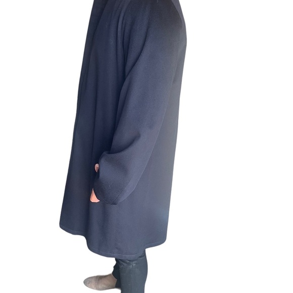 Giorgio Armani Loro Piana 100% Cashmere Storm System Long Coat Size 52 - Picture 15 of 16